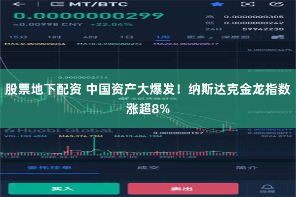 股票地下配资 中国资产大爆发！纳斯达克金龙指数涨超8%