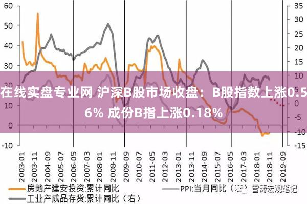 在线实盘专业网 沪深B股市场收盘：B股指数上涨0.56% 成份B指上涨0.18%